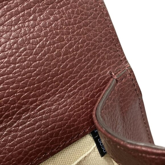 Auth GUCCI Dionysus/Bamboo 523367 Bordeaux Leather Handbag - Picture 15 of 15